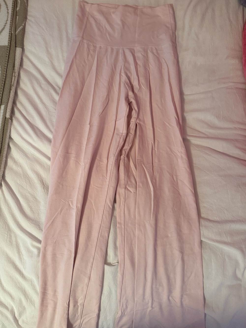 Brandy High-Waist Wide Leg Pink Pants